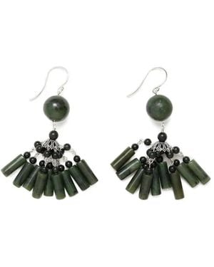 Sophie Buhai Hängeohrringe Mit Perlen - Weiß