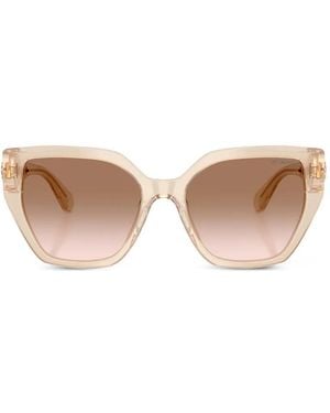 Swarovski Square-Frame Sunglasses - Natural