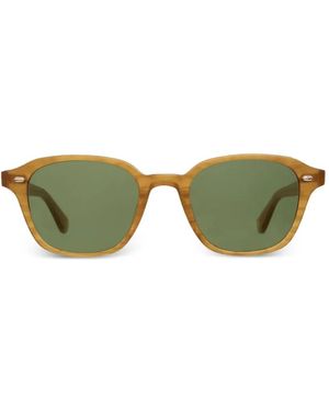 Garrett Leight Lachman Geometric-Frame Sunglasses - Green