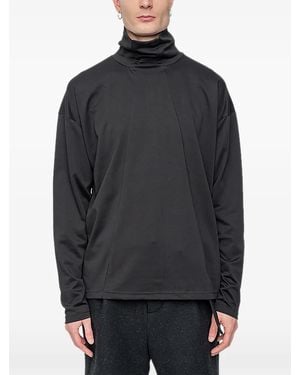 The Viridi-anne Turtleneck Sweatshirt - Gray