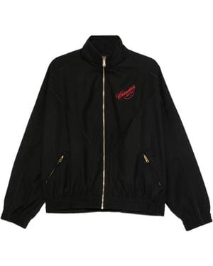 Willy Chavarria Logo-Embroidered Jacket - Black