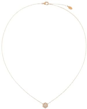 ROSEKEY Épure Hexa Halskette Mit Diamant - Weiß