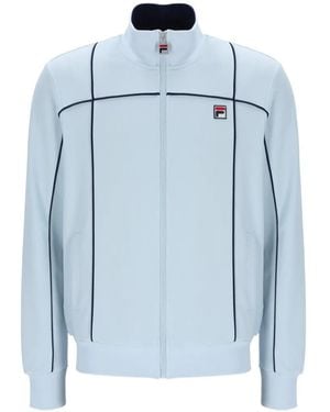 Fila Armando Piping-Detail Track Jacket - Blue
