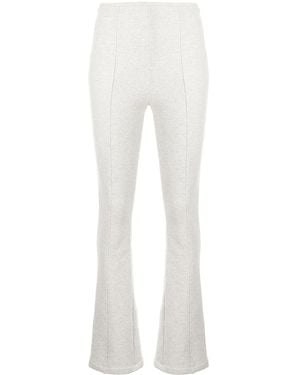 Alexander Wang Pantaloni Svasati A Vita Alta - Bianco