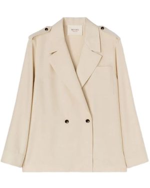 RETORI Blazer En Soie - Natural