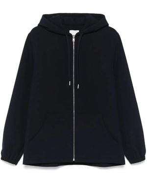Sandro Sudadera Con Capucha Y Cremallera - Negro