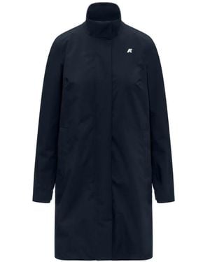 K-Way Abrigo Dukesse Stretch De Dos Capas - Azul