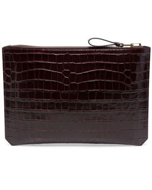 Tom Ford Small Buckley Clutch Bag - Purple