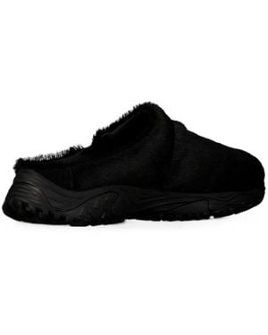 Clarks Pony Hair-Effect Clog 1 Shoes - Black