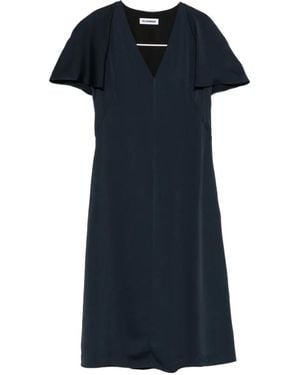 Jil Sander Sablé Envers Dress - Blue