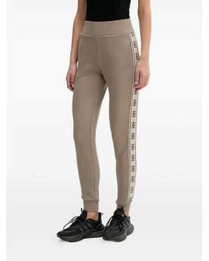 Guess Side-Detail Track Trousers - Natural