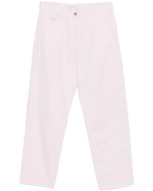 Magda Butrym Button Denim Trousers - Pink