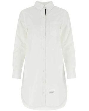 Thom Browne Elongated Button-down Shirt - White