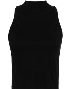 IRO Ribbed-Knit Tank Top - Black