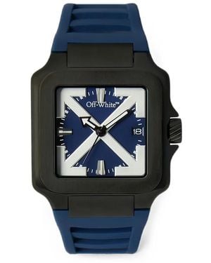 Off-White c/o Virgil Abloh Proto Layer Squared Case 42,8Mm Watch - Blue