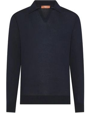 Cruna Portofino Long-Sleeve Sweater - Blue