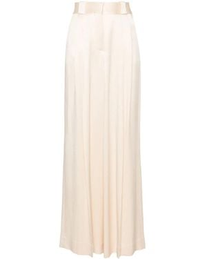Blazé Milano Novalis High-Waist Palazzo Trousers - White