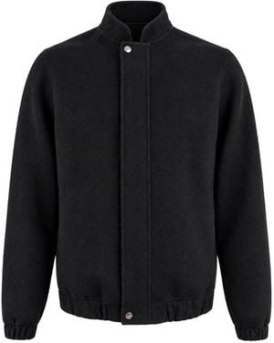 Franzese Collection Rolls Royce Reversible Bomber Jacket - Black