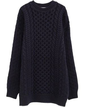 Duran Lantink Textured Mini Dress - Blue