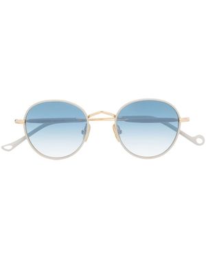 Eyepetizer Cinq Pilot-Frame Sunglasses - Blue