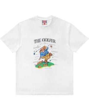 METALWOOD STUDIO Graphic Print Crewneck T-Shirt - White