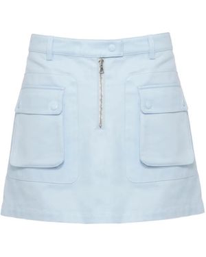 CASABLANCA Pocket Mini Skirt - Blue