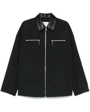 Nanushka Malachi Shirt Jacket - Black
