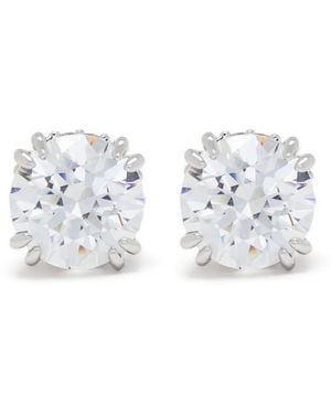 Swarovski Stilla Stud Earrings - White