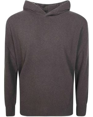 Altea Fine-Knit Hoodie - Gray