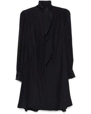 Lanvin Midnight Draped Dress - Blue