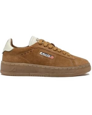 Autry Dallas Suede Sneakers - Brown