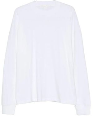 The Row Crew-Neck Long-Sleeve T-Shirt - White