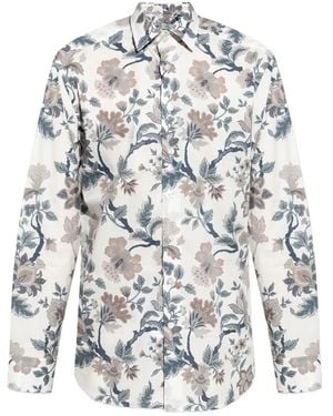 Etro Floral-Print Shirt - White