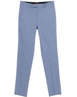 ZEGNA Frayed trousers - Azul