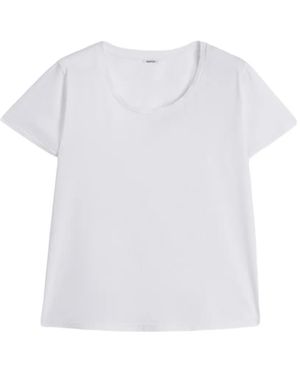 Aspesi Round Neck Classic T-Shirt - White