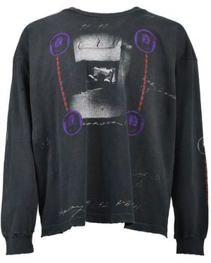 Enfants Riches Deprimes T-Shirt À Effet Usé - Black