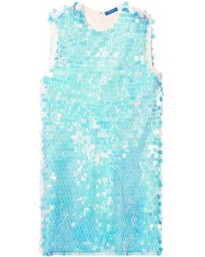 Nina Ricci Sequin Embellished Dress - Blue