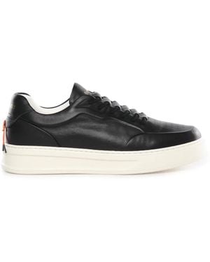 Baracuta Phoenix Leather Trainers - Black