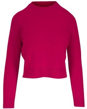 Nili Lotan Cropped-Pullover Mit Geripptem Saum - Rot
