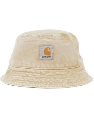 Carhartt Cappello Bucket Con Applicazione - Bianco