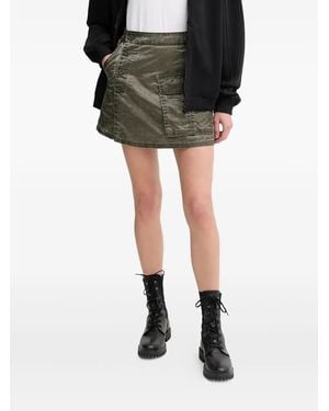 Alpha Industries Logo-Detail Cargo Skirt - Black