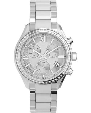 Timex Trend Mm Horloge Verfraaid Met Kristallen - Grijs