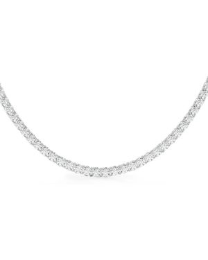 Diamond Essentials Laboratory-Grown Diamond Tennis Necklace - Bianco