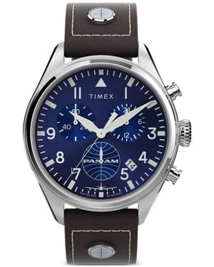 Timex Pan Am Waterbury 42Mm Watch - Blue
