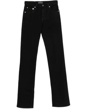 Haikure Split-Hem Jeans - Black