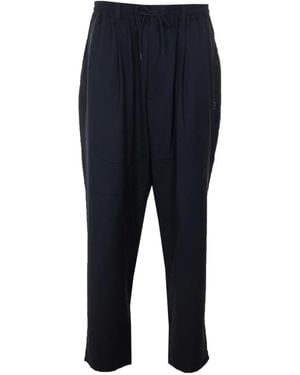 Y-3 Ref Wool Trousers - Blue