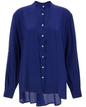 DI.LA3 PARI' Bonton Shirt - Blue