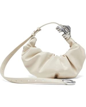 DIESEL Small Grab-D Scrunched Shoulder Bag - White