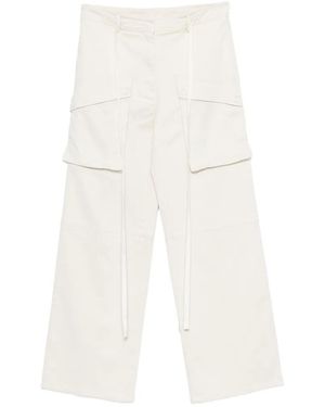 N°21 Button Cargo Pants - White