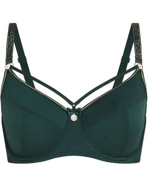 Marlies Dekkers Cross-Strap Balcony Bra - Green